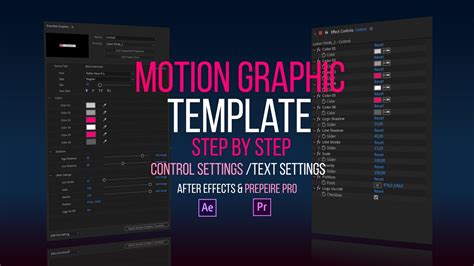 Create Motion Graphic Template (MOGRT) Step by Step in After Effects