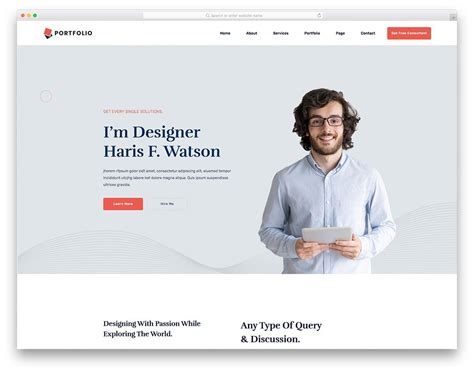 Create Online Portfolio Using Templates For Free Gambaran