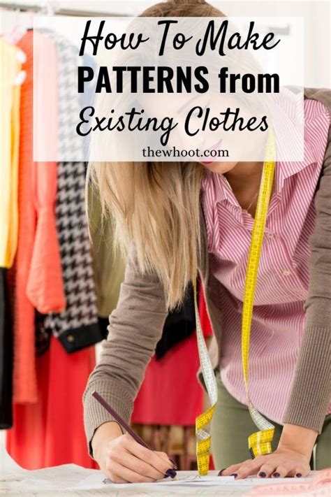 Create Patterns From Existing Clothes Video Tutorial in 2020 Clothes