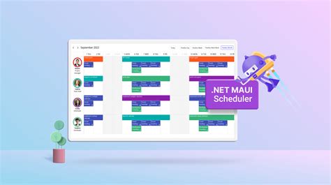 Create Project Planning and Resource Management Calendar in MAUI