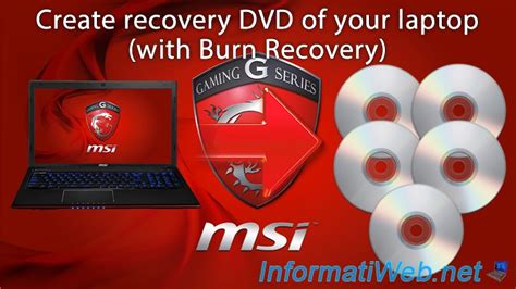 Create Recovery Dvd Of Your Laptop With Burn Recovery Others Tutorials Informatiweb