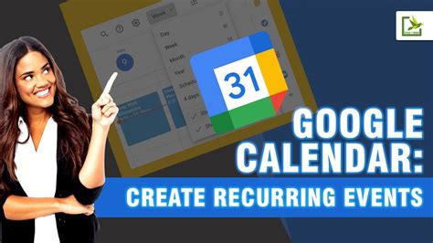 Create Recurring Events on Google Calendar YouTube