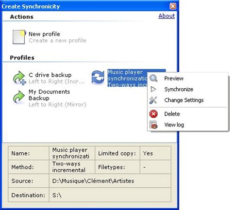 Create Synchronicity for Windows