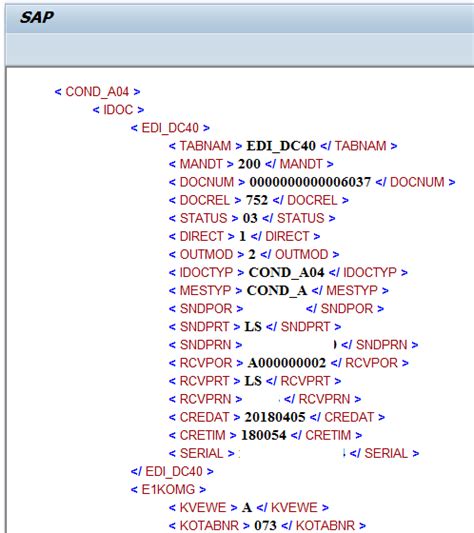 Create XMLbased Module Attributes for IDOC messages
