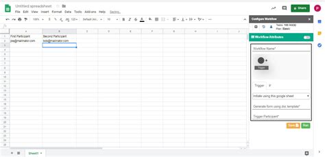 Create Your First Workflow Simple Workflow Manager for Google GSuite