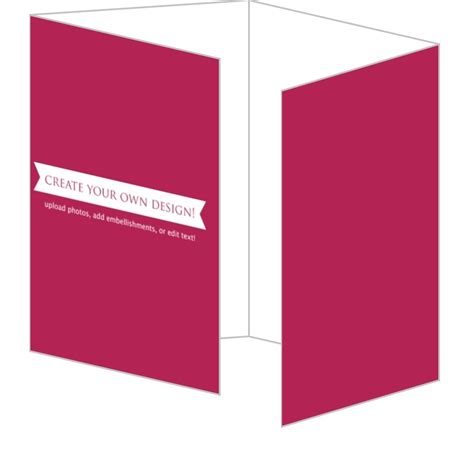 Create Your Own Card Quadfold 4x5.5 Inches