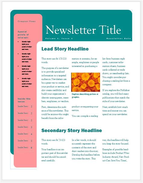 Create Your Own Newsletter for Home or Office Onsite Software