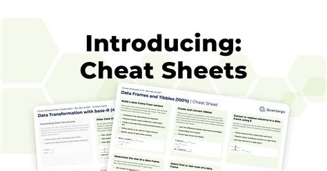 Create Your Personal Cheat Sheets Blog Quantargo
