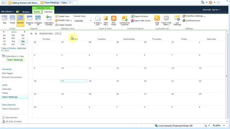 Create a Calendar from SharePoint List YouTube