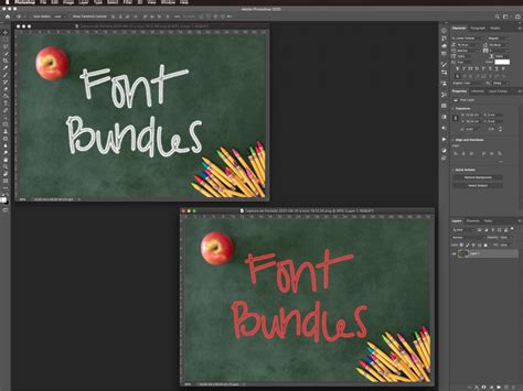 Create a Chalk Text Effect in Photoshop Design Bundles