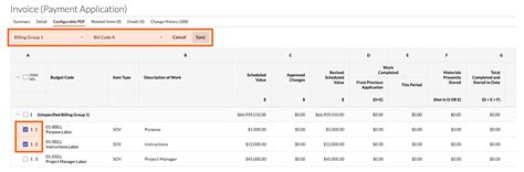 Create a Configurable PDF of an Owner Invoice Procore