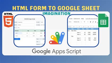 Create a Custom HTML Form for Google Sheets using Google Apps Script