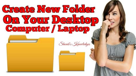 Create a Desktop Folder - YouTube