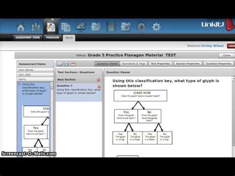 Create a LinkIt Test Using Flanagan Material YouTube