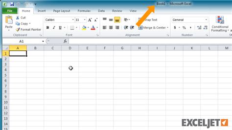 Create a New Workbook in Excel Instructions and Video Lesson