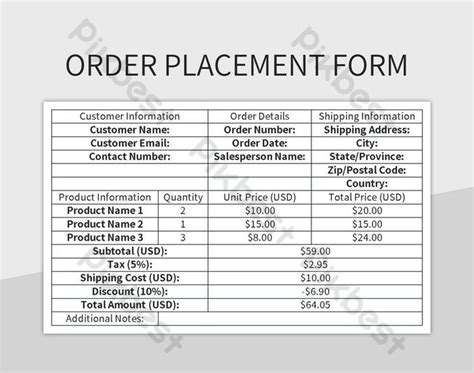 Create a Order Form for Increased Conversions
