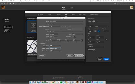 Create a PDF Portfolio Using Adobe Illustrator markanthony.ca