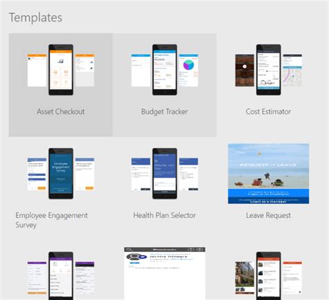 Create a PowerApps App from PowerApps template SPGuides