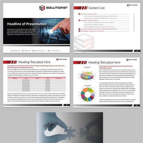 Create a Powerpoint Template for a Successful Technology Company to