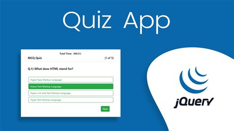 Create a Quiz App with Timer using HTML CSS & JavaScript