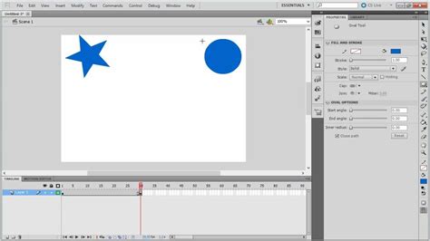 Create a Shape Tween in Flash - YouTube