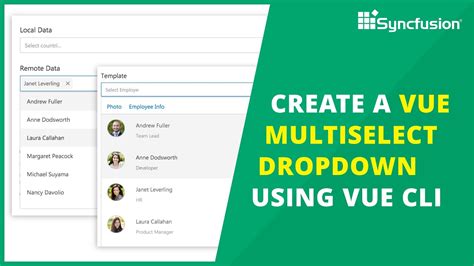 Create a Vue MultiSelect Dropdown Using Vue CLI YouTube