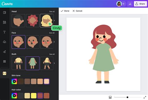 Create a character online