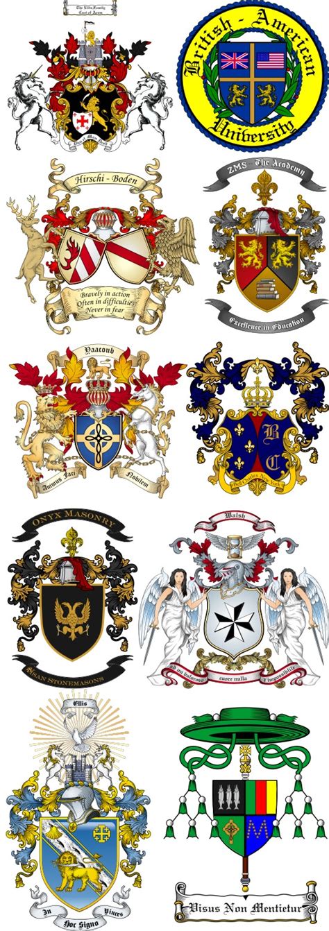 Create a coat of arms. 