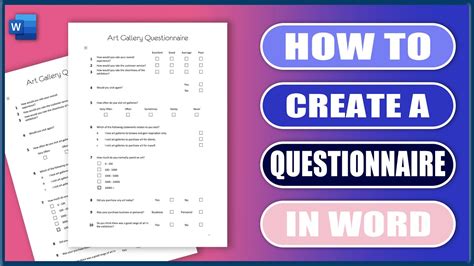 Create a questionnaire with images