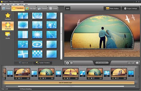 Create a slideshow with music. Create a slideshow with music from your files, cloud storage, or online sources. Choose any output format, crop the video, and enjoy the result with a great song. No installation or manual required, just upload your files and start editing. 