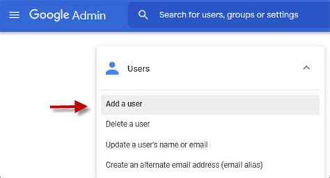 Create admin google account.  When a user with an admin role signs in to their Google Acc...