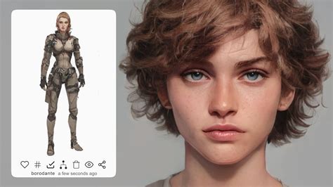 Create ai character realistic. .  ...