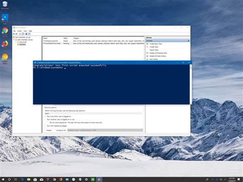 Create an Automated Task with Windows 10 Task Scheduler