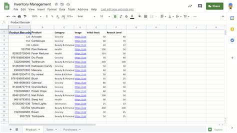 Create an inventory management app from Google Sheets with AppSheet