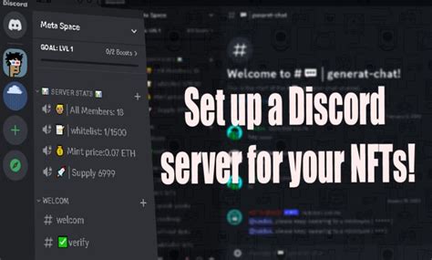 Create an nft discord server for your project by Zaki_mzf Fiverr