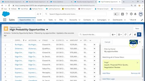 Create and Customize List Views in Salesforce Lightning YouTube