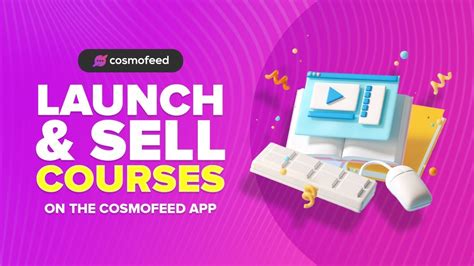 Create and Sell Courses on the Cosmofeed App - YouTube