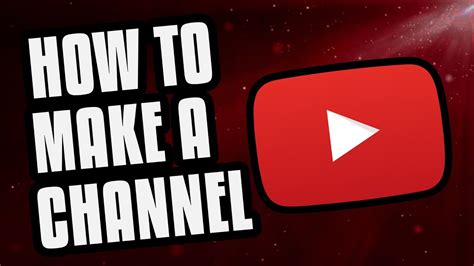 Choose a name for your channel on the next page. 3. When y