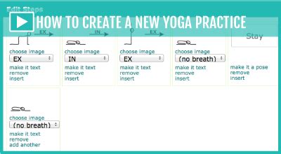 Create effective yoga practices with yoga sequence builder
