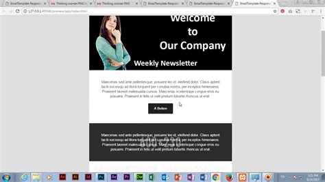 Create email template in Adobe Dreamweaver CC 2017 YouTube