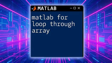 Create empty character array matlab.  I want to use a for loop to iterate through a ...