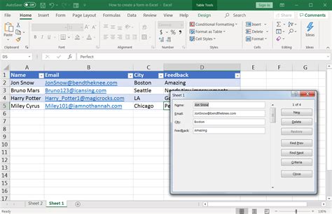 Create forms that users complete or print in Excel - Excel for Mac