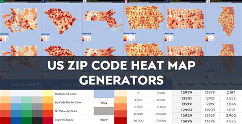 Create heat map by zip code excel.  Enter your search criteria.  To up...