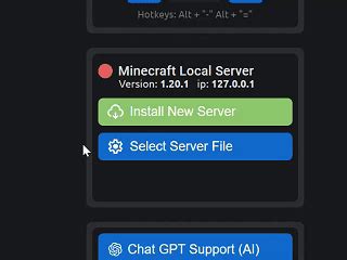 Create local minecraft server