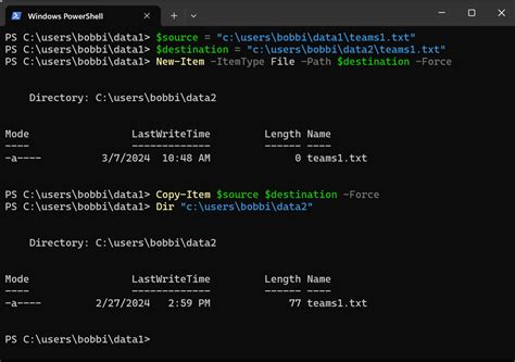 Create new directory powershell.  It takes as input the source PAC selector, the ne...