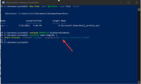 Create new powershell profile.  Q: I would like to personalize the way that P...
