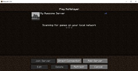 Create own minecraft server