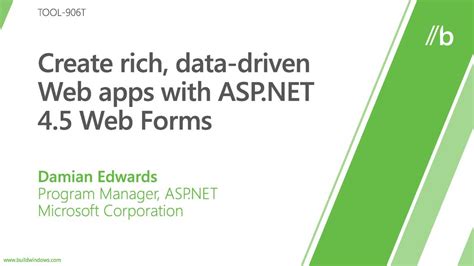 Create rich, datadriven Web apps with 4.5 Web Forms ppt download