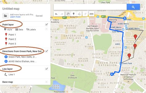 Create save Export and download KML file from Google map