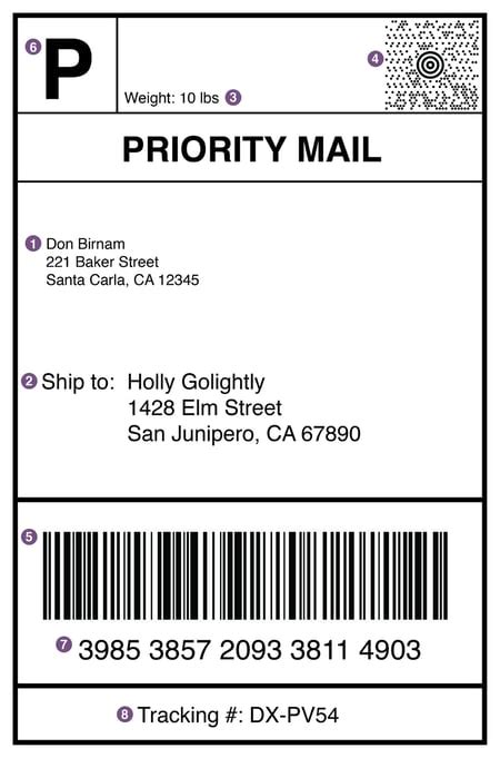 Create shipping label. Step 4: Address Your Package. Please write the address parallel to the longest side of the package, and make sure your return address, the delivery address, and postage will fit on the same side. TIP: If you'll be printing a shipping label (with postage included), you can use that instead of a separate address label. 